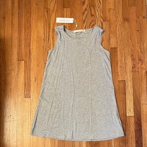 Gray Sleeveless Tank Top